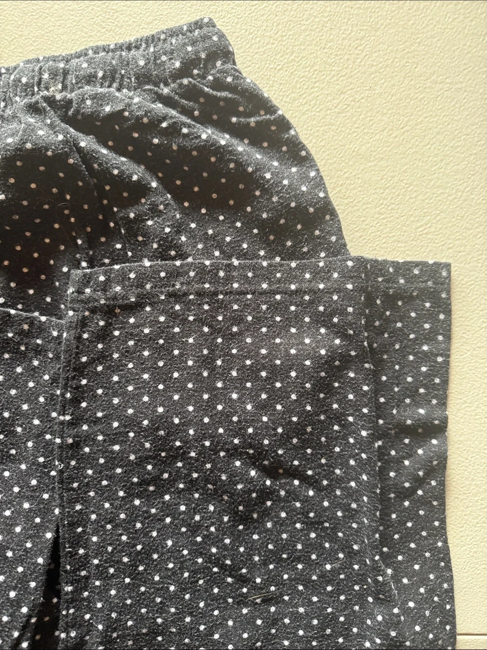 Boxercraft Gymnast Black Polka Dot Lounge Pants Size: S